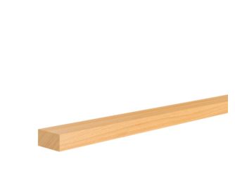 Rechteckleiste Buche 20x38x2400mm Massiv, roh