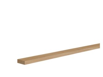 Rechteckleiste Eiche 10x30x2400mm massiv, roh