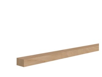 Rechteckleiste Eiche 20x30x2400mm massiv, roh