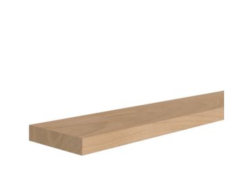 Rechteckleiste Eiche 20x94x2400mm massiv, roh