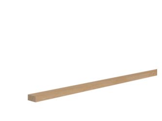 Rechteckleiste Eiche roh 10x20x2400mm Massiv, Roh