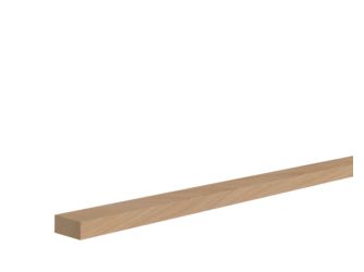 Rechteckleiste Eiche roh 14x30x2400mm Massiv, Roh