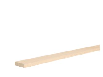 Rechteckleiste Kiefer 10x38x2400mm astrein, massiv, roh