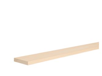 Rechteckleiste Kiefer 10x57x2400mm astrein, massiv, roh