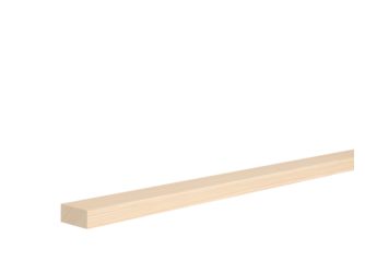 Rechteckleiste Kiefer 14x30x2400mm astrein, massiv, roh