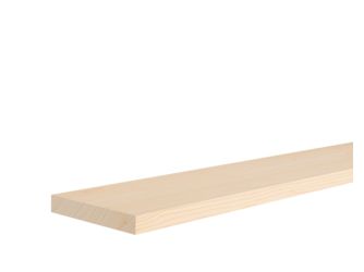 Rechteckleiste Kiefer 14x94x2400mm astrein, massiv, roh