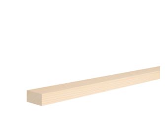 Rechteckleiste Kiefer 20x38x2400mm astrein, massiv, roh