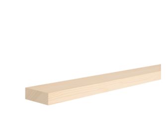 Rechteckleiste Kiefer 20x57x900 astrein, massiv, roh, Kurzlänge