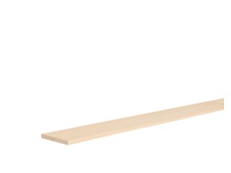 Rechteckleiste Kiefer 5x47x 2400mm astrein, massiv, roh