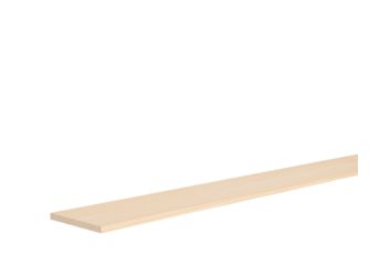 Rechteckleiste Kiefer 5x57x900mm astrein, massiv, roh, Kurzlänge