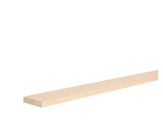 Rechteckleiste Kiefer astrein 10x47x900 Massiv, roh, Kurzlänge
