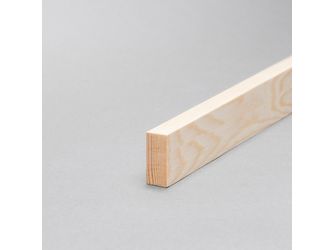 Rechteckleiste Kiefer roh