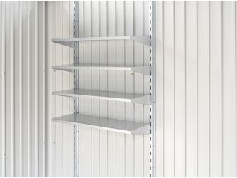 Regalboden-Set zu Gerätehäuser und Gerätschrank, 4 Böden 720x245x70mm