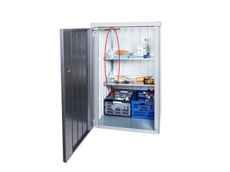 Regalsteher zu Mülltonnenbox ALEX, , 2 Stück Packung 7640x330x1218mm