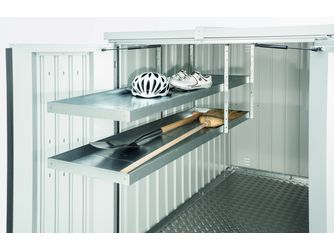 Regalsystem ausziehbar Minigarage 2 Böden Regalsystem ausziehbar Minigarage 2 Böden
