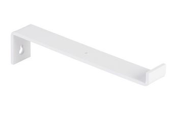 Regalträger Ben, weiß mit Feinstruktur kunststoffbeschichtet RAL 9016, HxTxBxS: 62x209x30mm