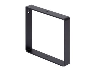 Regalträger Conny, matt schwarz mit Feinstruktur kunststoffbeschichtet RAL 9005, HxTxBxS: 180x180x30mm