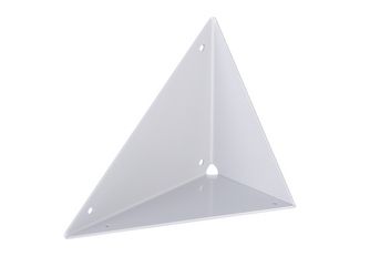 Regalträger Ina, weißaluminium glänzend kunststoffbeschichtet RAL 9006, HxTxBxS: 180x102x150mm