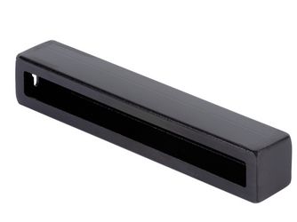 Regalträger Jona, kataphoretisch aufgetragener schwarzer Tauchlack, 40x220x40mm