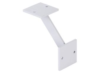 Regalträger Nick, weißaluminium glänzend kunststoffbeschichtet RAL 9006, HxTxBxS: 50x100x100mm