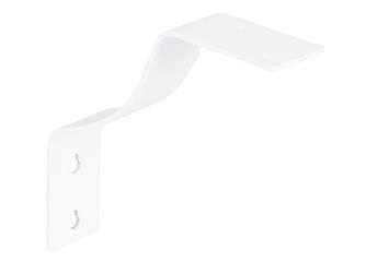 Regalträger Rico, weiß mit Feinstruktur kunststoffbeschichtet RAL 9016, HxTxBxS: 180x180x45mm