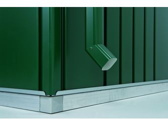 Regenfallrohr-Set zu Europa dunkelgrün 40x1700x40mm
