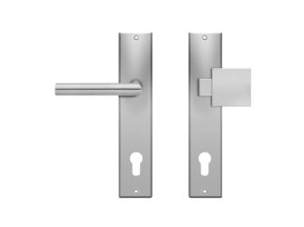 Renovierungslangschildgarnitur Rhodos RLE28 WGL92 71, Wechselgarnitur Edelst. matt