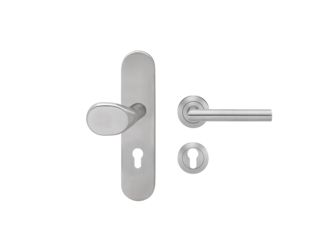 Rhodos ESGR28 680F PZ72 71, Schutzgarnitur Klasse ES2 Edelst. matt