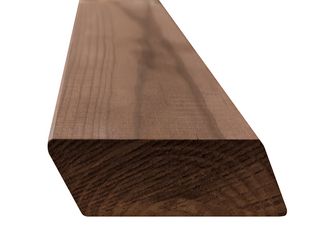 Rhombusleiste Thermo-Kiefer gehobelt, Längskanten gerundet