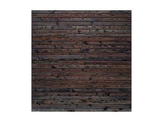 Sichtschutzzaun Lärche anthrazit lasiert "Mellum"