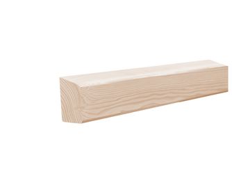 Riegel Douglas transparent lasiert -cremeweiß-