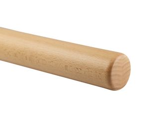 Rundhandlauf Buche leicht gedämpft Ø42mm, Länge 3000mm, roh, geschliffen