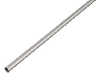 Rundrohr, Alu silber elox., LxØxS 1000x10x1mm Rundrohr, Alu silber elox., LxØxS 1000x10x1mm