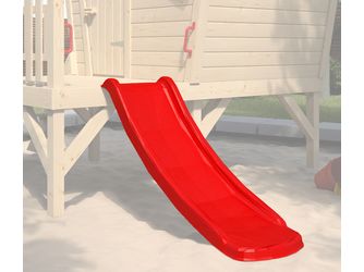 Rutsche für Abenteuerhaus LOTTI, 120cm, 60cm Podest Höhe, rot