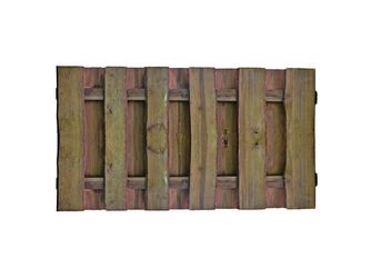 Sichtschutzzaun Kiefer KDI kd-braun "SEELAND"