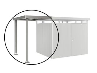SEITENDACH GHH H3 Gr. S quarzgrau- metallic 1500x2350x2220mm