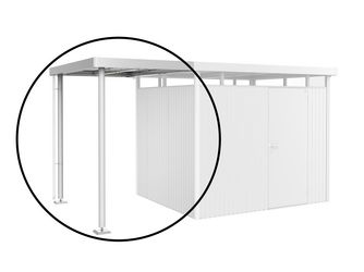SEITENDACH GHH H3 Gr. S silber- metallic 1500x2350x2220mm