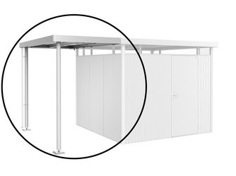 SEITENDACH GHH H4 Gr. S silber- metallic 1500x2750x2220mm