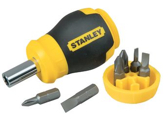 STANLEY STUBBY MULTIBIT - 6 BITS 15,2x9,5x4cm