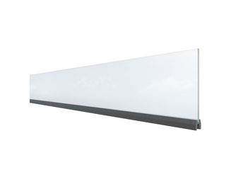 SYSTEM Dekor-Matt-Ku-Glas kürzbar flach Set 2365x147x5cm