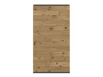 Sichtschutzzaun Kiefer braun unbehandelt "SYSTEM HOLZ"