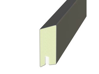 SYSTEM Rhombus Lichtleiste anthrazit 179x2x6cm