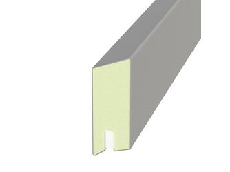 SYSTEM Rhombus Lichtleiste silber 179x2x6cm