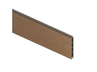 Tor Sichtschutzzaun WPC braun "SYSTEM WPC PLATINUM"