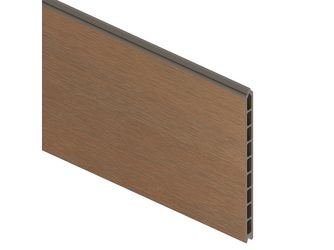 SYSTEM WPC PLATINUM XL Einzelprofil teak-braun 2x178x30cm