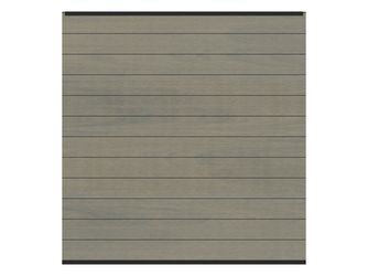 Sichtschutzzaun WPC / Aluminium grau "SYSTEM WPC PLATINUM"