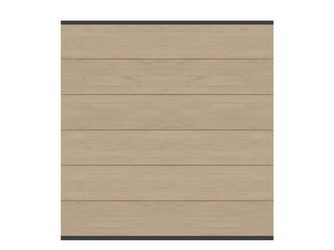 Sichtschutzzaun WPC / Aluminium beige "SYSTEM WPC XL"