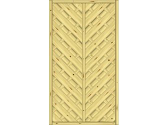 Sichtschutzzaun Fichte KDI Grün "Saragossa"