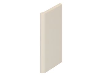 Satin Flachprofil 6x95mm Hartschaum Creme (Folie) 600cm