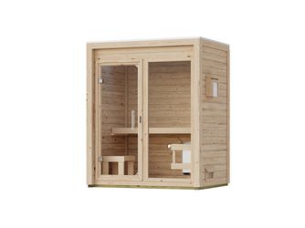 Saunahaus Hycore 1 naturbelassen 1465x1910x2320mm